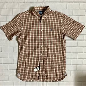 New Ralph Lauren Polo S/S Buttondown Medium Plaid